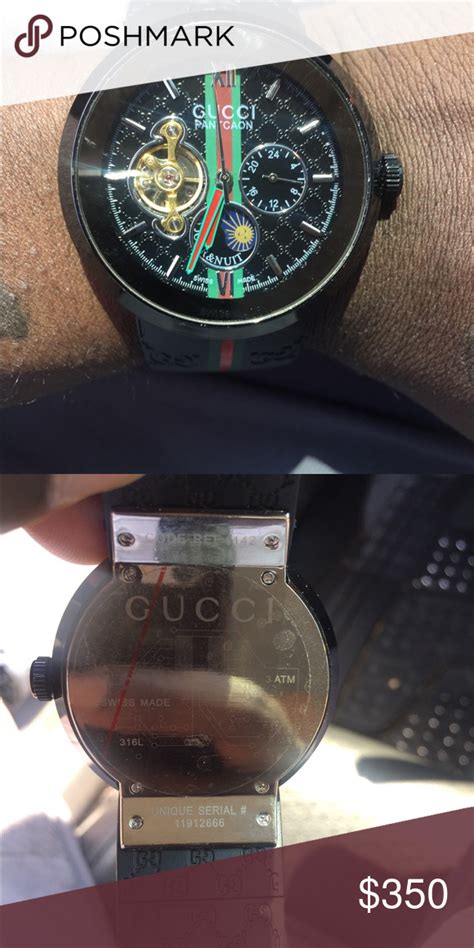 gucci watch fake|check gucci watch serial number.